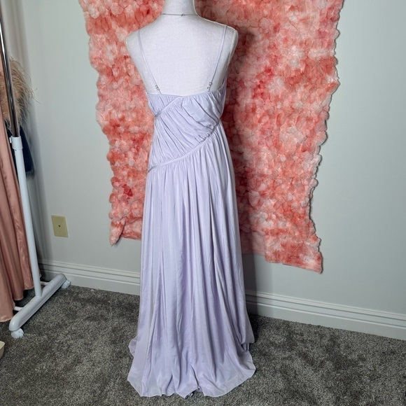 Trina Turk Lavender Maxi Habotai Dress 🪻🤍 - Picture 7 of 11